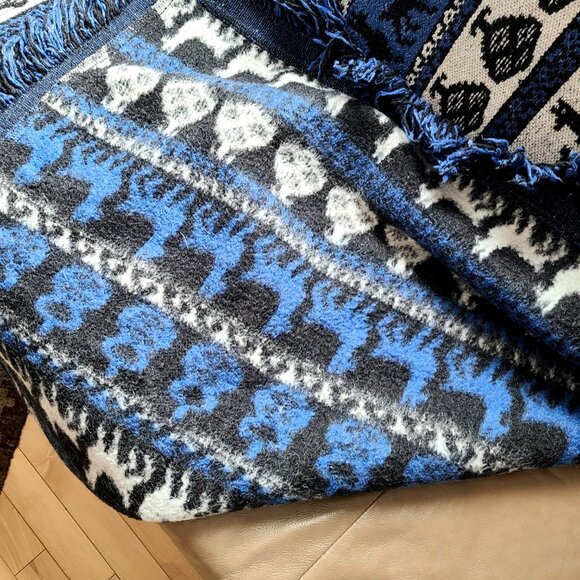 Frazadas Pauta Antialergicas blanket/throw with alpaca design. - Picture 4 of 10